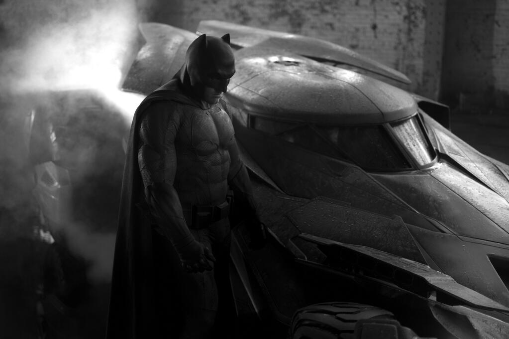 Ben Affleck como Batman. Foto viaTwitter.com/ZackSnyder