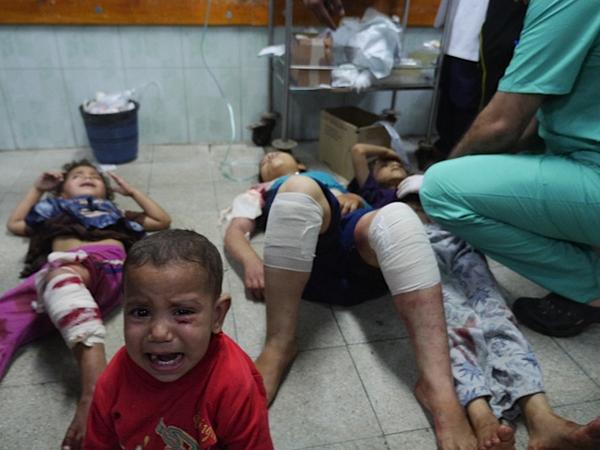 Gaza. Imagen por el fotoreportero Sean Swan,  @Irishcamera