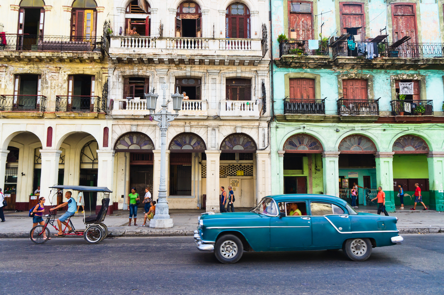 Havana, Cuba. Street scene.