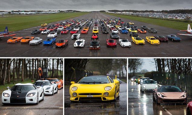 More Than £20 Million Of Supercars Descend On Leicestershire For Secret Supercar Meet
