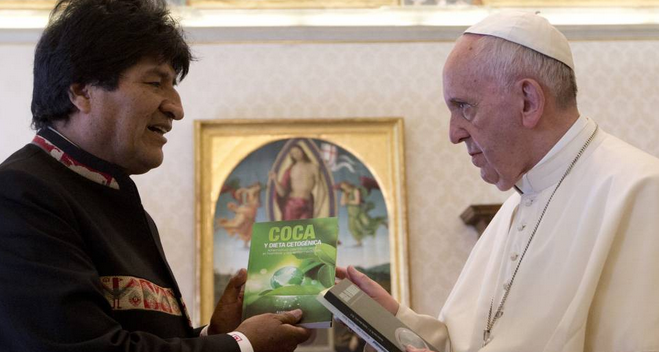 Evo Morales papa Francisco