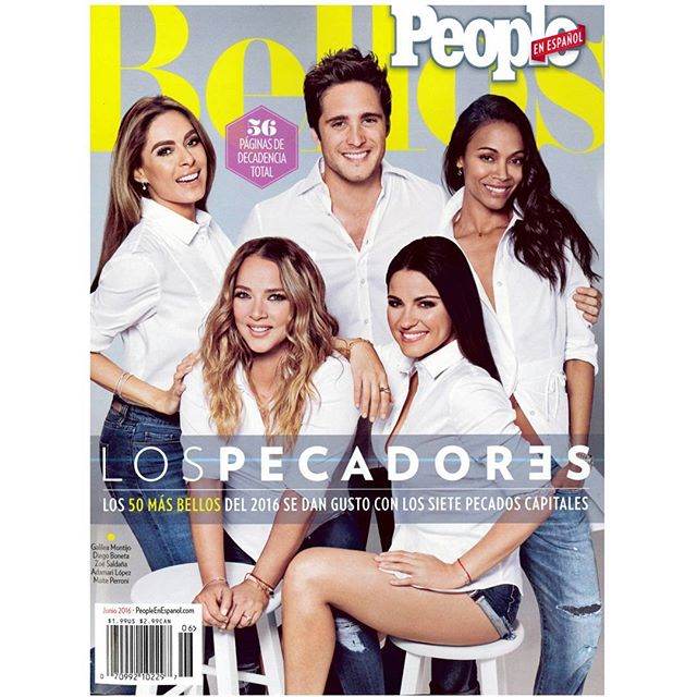 Zoe Saldaña en portada de “Los 50 más bellos” de People 