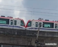 Chocan dos trenes del Metro de Santo Domingo - Remolacha - Noticias Republica Dominicana